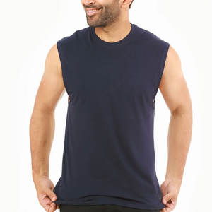 Débardeur d'entraînement sans manches décontracté pour hommes Vêtements de sport de fitness pour musculation Débardeurs - Product Image 1