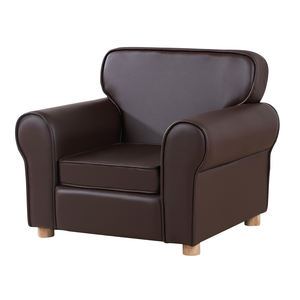 Linen Fabric Armchair for Big <b>Kids</b> Toddler Sofa <b>Chair</b> with Adjustable Wooden Legs for Children 0-6 Years Old - Product Image 1