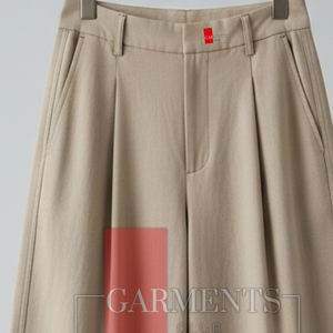 Pantalons cargo amples pour hommes en coton 100% avec plusieurs poches, légers, décontractés, streetwear, logo personnalisé, devant plat, coupe mi-lâche - Product Image 5