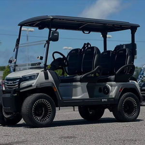 Carrito de Golf Eléctrico de 4 Ruedas, Entrega Rápida y Confiable, 3-4 Asientos, 30-50 km/h, Frenos de Disco Delanteros, Autonomía de 30-50 km, Utilitario Turístico - Product Image 1