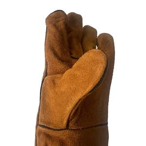 Guantes de Seguridad de Cuero Vacuno Dividido Impermeables Personalizados para Soldadura, Trabajo y Construcción - Product Image 2