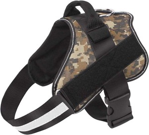 战术狗线束大2X金属扣工作犬莫勒背心，带手柄，无牵拉前皮带夹钩环面板 - Product Image 4