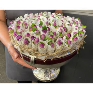 Bonbons dorés faits à la main pour la maison Fournitures d'hôtel écologiques Bol à chocolat rond en métal de qualité de luxe au prix d'usine - Product Image 4