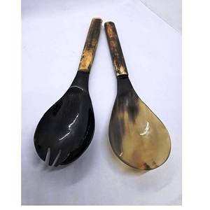 Accesorios para Manualidades, Juego de Servidores de Ensalada de Acacia, Ecológico, Apto para Lavavajillas, Utensilios para Ensalada, Cocina, Hecho en India - Product Image 2