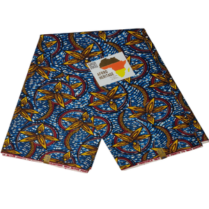 Tela Africana Auténtica 2026, Estampados de Bloques Nigerianos Ankara, Batik 100% Algodón Puro de Peso Medio para Ropa Casual de Niñas - Product Image 1