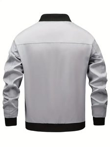 Blouson d'aviateur pour hommes personnalisé OEM nouvelle mode vêtements d'hiver veste en tissu léger col montant capuche taille XL fermeture éclair fabriqué au Pakistan - Product Image 4