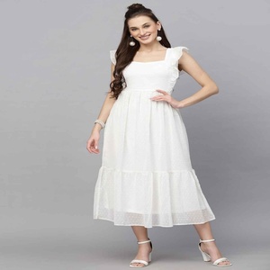 Hot Selling Georgette <b>Gown</b> Woman Fashion Manufacturer And Supplier From Surat At Wholesale Rate - Product Image 1