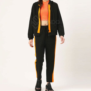 ชุดวอร์มลายทึบสำหรับผู้หญิงชุดวิ่งแบบลำลองโลโก้ตามสั่งสำหรับฤดูร้อน - Product Image 1