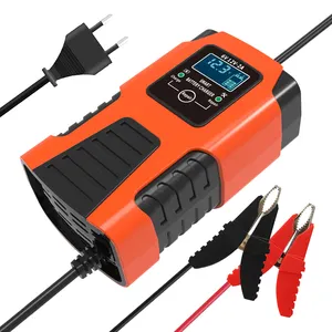 2-Amp 6V and 12V Fully-Automatic Smart Charger Battery Charger Battery Maintainer Trickle Charger Battery Desulfator