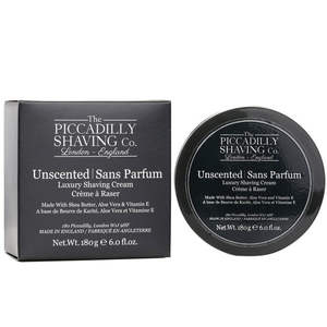 PICCADILLY SHAVING CO. Crema de Afeitar de Lujo Sin Perfume Hidratante - Product Image 1