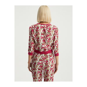 Camisa blusa con botones de viscosa estampada para mujer BGN de Turquía - Product Image 6