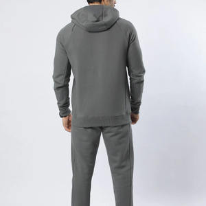 Chándales personalizados para hombre Chándales de dos piezas a medida y chándales con capucha para gimnasio Jogging Chándales con cremallera para hombre - Product Image 5