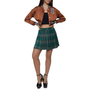 2025 venta al por mayor de chaquetas universitarias de talla grande de estilo callejero para hombres personalizados Letterman abrigo de béisbol de cuero chaqueta acolchada bordada - Product Image 5