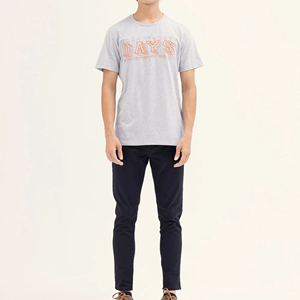 Nueva Camiseta Casual para Hombre 100% Algodón, Precio al por Mayor, Corte Regular, Sólida, Transpirable, Impresión Digital - Product Image 6