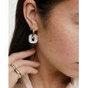 Stevie Hoop Links <b>Fine</b> <b>Dangle</b> <b>Earrings</b> - Product Image 2