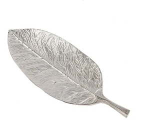 Cuencos para servir hojas elegantes de Venta caliente en cuencos para servir de aluminio plateado para uso doméstico y decoración del hogar y servicio de alimentos - Product Image 5