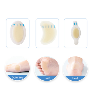 하이드로 콜로이드 붕대 작은 상처 밴드 보조 방수 스티커 마찰 신발에서 피부를 보호 - Product Image 4