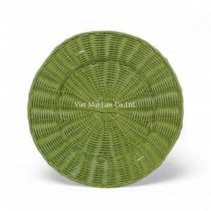 Plato de Presentación de Ratán Hecho a Mano de Estilo Rústico, Hecho de Ratán Natural para Decoración de Mesa de Comedor e Interior del Hogar - Product Image 3