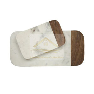 Planche à découper en bois de forme ronde murale en vedette finition d'écrou mural planche à découper créative faite à la main Logo personnalisé disponible - Product Image 4