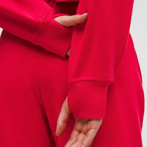 Sudaderas con capucha recortadas de mujer personalizadas Conjunto de sudaderas con capucha para niñas - Product Image 6