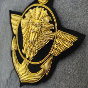 Parches de Tela Bordados a Mano con Hilo de Bullion 3D, Hechos a Medida, para Uniformes al por Mayor - Product Image 4