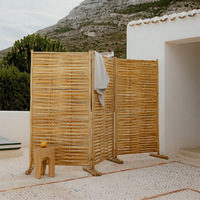 Cloison de chambre en bambou cloison de séparation pliante panneau de confidentialité intérieur extérieur pour chambre
