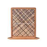Panneau de séparation d'ambiance portable en bambou, design élégant, fonctionnel et écologique, pour la décoration intérieure, séparateur de pièce moderne