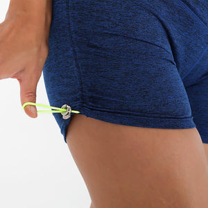 Shorts de sport pour femmes, taille haute, pour la course à pied, la salle de sport, le yoga, vêtements de sport pour femmes, nouveaux shorts de yoga de sport de couleur unie - Product Image 4