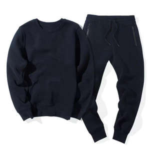 High Quality Thick Track Suit Oversized Heavyweight Blank <b>Fleece</b> Sweat <b>Shirt</b> Jogger Custom 500GSM Cotton Blend <b>Men</b> Joggers Set - Product Image 1