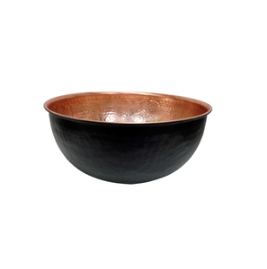 Meilleure vente bol rond en fer F55 cuivré ensemble au design moderne 2 bols de service en carton écologiques de petite taille pour restaurant - Product Image 1