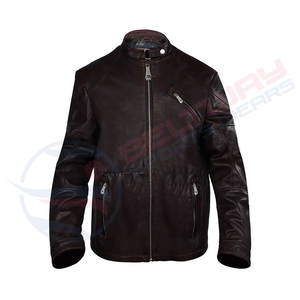 Chaqueta de cuero para hombre más vendida personalizada de buena calidad, chaqueta de cuero del fabricante 2024, nueva chaqueta de cuero informal para hombre - Product Image 6