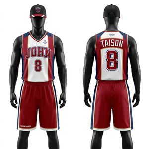 Ensemble d'uniformes de basketball pour hommes en maille polyester 180 GSM de qualité supérieure, design à panneaux dégradés bleu, violet et rose, avec logo personnalisé par sublimation - Product Image 5