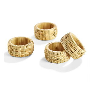 ห่วงแขวนผ้าเช็ดปากทำจากหวายหรูหรา - Product Image 2