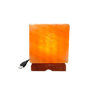 Lámpara de sal rosa del Himalaya LED Enchufe USB Varias formas Mini lámparas de sal Técnica tallada Varias formas Mini lámparas de sal a granel - Product Image 2