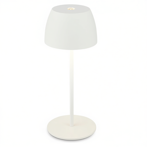 Lámpara de mesa para exteriores, blanca, 1 luz, 150 lúmenes, 2,5 W, blanco cálido, IP44, 8x20 cm, 7503016 - Product Image 2