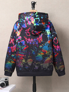 Sudadera con Capucha Térmica de Invierno para Hombre, de Alta Calidad, Sublimada, Gruesa, Forrada de Felpa, Cálida - Product Image 3