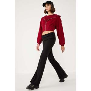 Leggings décontractés 100% coton taille mi-haute toutes saisons - Product Image 1