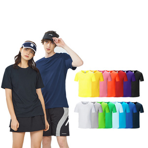 เสื้อยืดผู้ชายผ้าโพลีเอสเตอร์สำหรับวิ่งออกกำลังกายกีฬาแห้งไว140gsm โลโก้ OEM - Product Image 1