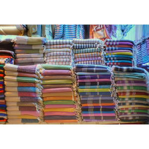 Venta al por mayor India 100% algodón rayas Fouta Toalla de secado rápido ecológico lujo suave calidad turco toalla logotipo personalizado tamaño - Product Image 3