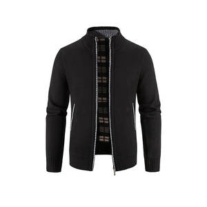 Pull cardigan d'hiver pour homme simple et intemporel 100% coton/laine de haute qualité Design tricoté élégant pour toutes les tenues - Product Image 6