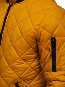 Venta al por mayor de calidad superior chaqueta de invierno de bombardero grueso Unisex Nylon abrigo de vuelo Turn Down Collar Casual chaquetas ligeras - Product Image 4