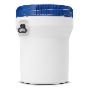 Contenedor de boca ancha de polietileno (PE), apilable, 120 litros, con aprobación de la ONU - Product Image 1