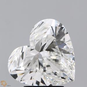IGI 4.01 Ct Heart Cut Lab Created <b>Diamonds</b> <b>White</b> Loose Calibrated F Color VVS2 Clarity Jewelry Gifts for Her - Product Image 1