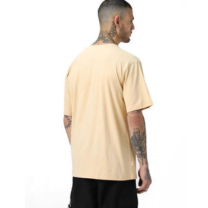 Camiseta de peso pesado de algodón 100% de alta calidad con logotipo de impresión personalizado Boxy Fit camiseta en blanco camiseta de gran tamaño para hombre - Product Image 3