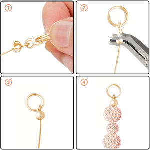 คีมหนีบเครื่องประดับทำจากเหล็กกล้าคาร์บอนสูงดีไซน์แบบสปริงใบคู่ด้ามจับกันลื่น - Product Image 5