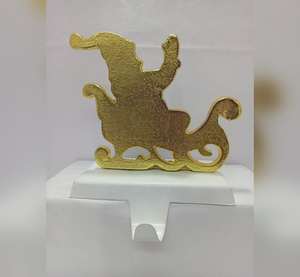 Soporte para Calcetines Navideños de Metal Premium, Ángel Dorado, Decoración Navideña, Alta Calidad, Precio Económico - Product Image 6