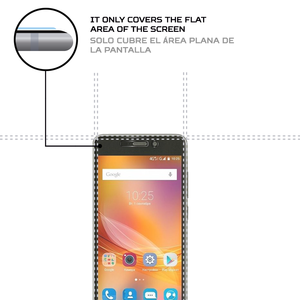 ฟิล์มกันรอยหน้าจอ ANTISHOCK สำหรับอุปกรณ์เสริมมือถือ ZTE Blade X3 ระดับพรีเมียม - Product Image 3