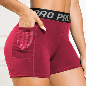 Pantalones cortos de yoga personalizados para fitness-Ropa de gimnasio sin costuras de alta calidad-Pantalones cortos de entrenamiento con cintura elástica - Product Image 4