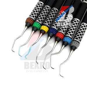 Nueva llegada Periodontal Gracey Curettes Set de 7 Instrumentos dentales periodontales de acero inoxidable Gracey Curette Set - Product Image 4