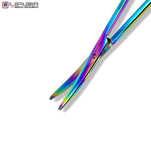 กรรไกรผ่าตัด metzenbaum เครื่องมือผ่าตัดพร้อมใบมีดโค้งตัดพิเศษขนาด5.75นิ้ว - Product Image 5